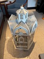 Antieke design retro vintage vogelkooi met vogels decoratie, Dieren en Toebehoren, Ophalen, Hout, Vogelkooi