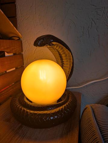 Zeldzame Cobra tafellamp jaren '70/'80 – nette staat beschikbaar voor biedingen