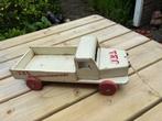 Antiek speelgoed JEL houten vrachtwagen 1950, Ophalen