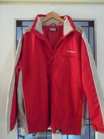 heren jas  zomerjas als nieuw mt L rood  met ecru, Maat 52/54 (L), Pointbreak, Ophalen of Verzenden, Zo goed als nieuw