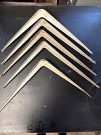 Set van 5 ijzeren plankleggers, Ophalen of Verzenden, Gebruikt, IJzer, Overige typen