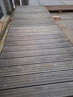 Gebruikte vlonderplanken en onderregels, Tuin en Terras, Ophalen, Gebruikt, Hout