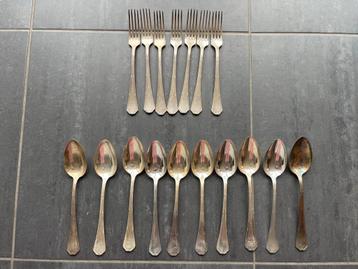 Wellner Bestek: 10 Lepels & 6 Vorken beschikbaar voor biedingen