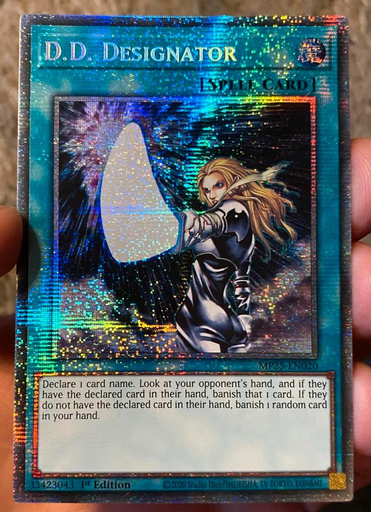 Yu-Gi-Oh! D.D. Designator MP25 1st Ed Starlight Rare !, Hobby en Vrije tijd, Verzamelkaartspellen | Yu-gi-Oh!, Zo goed als nieuw