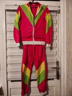 Neon Trainingspak Disco Carnaval 80s Maat S, Ophalen of Verzenden, Zo goed als nieuw
