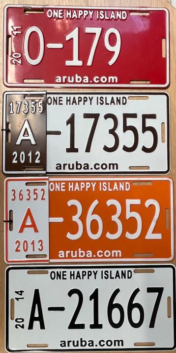 Set nummerplaten Aruba 2011-2014 beschikbaar voor biedingen