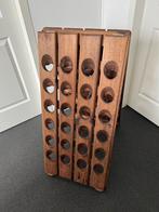 Houten Wijnrek Pupitre - 48 Flessen, Huis en Inrichting, Woonaccessoires | Wijnrekken, Ophalen, Gebruikt, 50 tot 75 cm, 25 flessen of meer