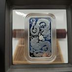 2020 Rectangular Dragon 1 oz silver Proof Perth Mint, Ophalen of Verzenden, Zilver
