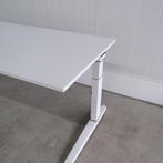 Steelcase knop instelbaar bureau - 180x90cm - H64-92 - BR81, Gebruikt, -, -, In hoogte verstelbaar