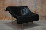 ZGANieuw zwarte leren Montis Butterfly design chair, Huis en Inrichting, Fauteuils, Ophalen, Design, 75 tot 100 cm, Metaal