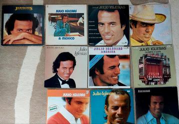 Julio Iglesias LP Collectie - 10 Stuks beschikbaar voor biedingen