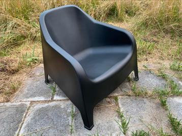 4x Ikea Skarpo stapelbare loungestoel tuinstoel zwart beschikbaar voor biedingen