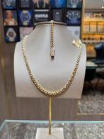 18KT Goud - 39.3 Gram - Set vrouw - CUBAN - Armband collier, Ophalen, Nieuw, Goud