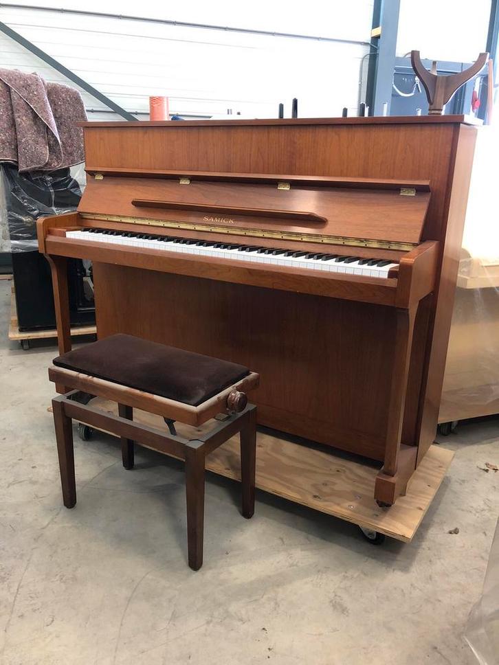 Piano Samick, Muziek en Instrumenten, Piano's, Zo goed als nieuw, Piano, Bruin, Ophalen