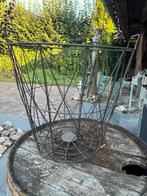 Metalen mand, Ophalen of Verzenden, Zo goed als nieuw, Rond, Overige materialen