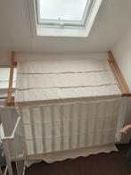 2 Vouwgordijnen 140x150cm, 1 120x150 + 10 cm sierrand, Ophalen, 100 tot 150 cm, 100 tot 150 cm, Crème