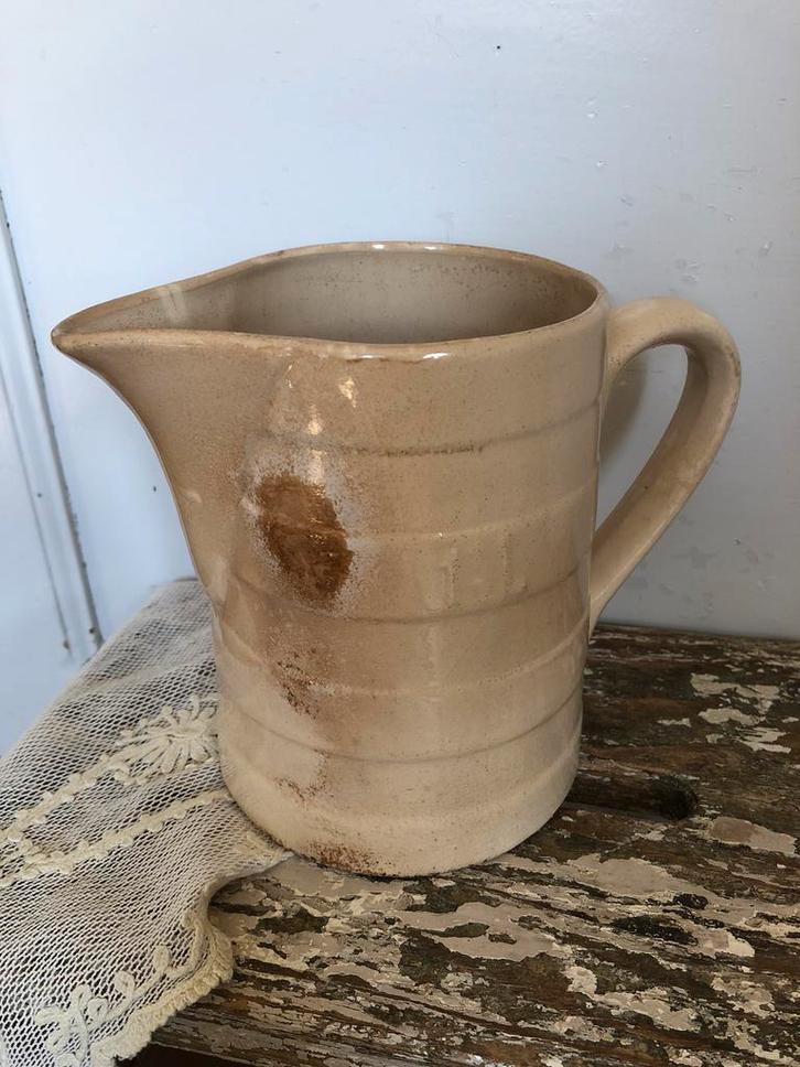Bandenkan beboterd boch ( 1,5 liter ), Antiek en Kunst, Antiek | Servies los, Ophalen of Verzenden