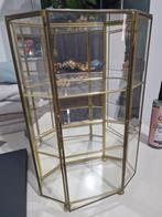 Vintage Klein Vitrinekastje, Huis en Inrichting, Kasten | Vitrinekasten, Minder dan 50 cm, Vintage, Ophalen of Verzenden, Glas