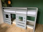Half hoogslaper Ties, antraciet, Kinderen en Baby's, Kinderkamer | Stapelbedden en Hoogslapers, Ophalen, Gebruikt, Halfhoogslaper