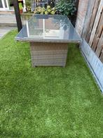 Gebruikte tuintafel., Tuin en Terras, Tuintafels, Ophalen, Gebruikt, Rechthoekig, Kunststof