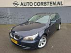 BMW 5 Serie Touring * Gereserveerd * 525i 218PK Automaat Exe, Auto's, Achterwielaandrijving, Zwart, 2000 kg, Blauw