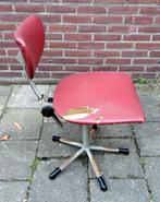 Stoel, verstelbaar, vintage DeWit, Huis en Inrichting, Bureaustoelen, Ophalen, Gebruikt, Grijs, Bureaustoel