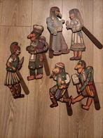 Kleurrijke Triplex Poppenkastpoppen, Antiek en Kunst, Ophalen of Verzenden