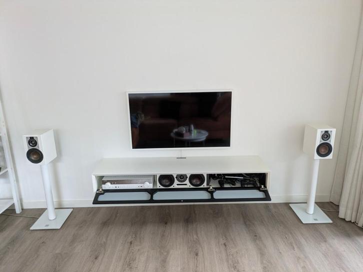 Dali speakers & Yamaha RX-S602 wireless surround set, Audio, Tv en Foto, Luidsprekers, Zo goed als nieuw, Complete surroundset