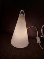 Vintage 70s Piramide Lamp, Gebruikt, Ophalen of Verzenden, Glas, Minder dan 50 cm