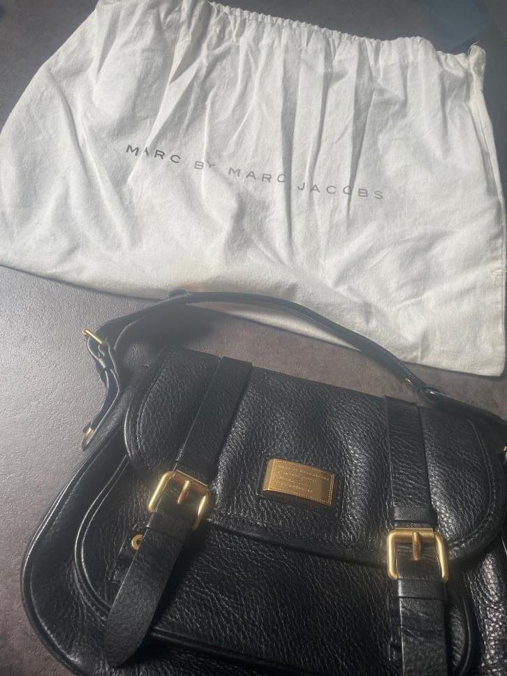 Marc by Marc Jacobs Sophie leren tas zwart vintage, Sieraden, Tassen en Uiterlijk, Tassen | Damestassen, Zo goed als nieuw, Schoudertasje
