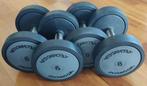 Technogym dumbbells 6 kg en 8 kg, Ophalen, Zo goed als nieuw, Rug, Dumbbell