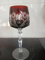 Oud Boheems Kristalglas - 20cm, Antiek en Kunst, Antiek | Glas en Kristal, Ophalen of Verzenden