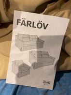 203.062.31 — FÄRLÖV 2-zit hoes farlov nieuw ikea, Huis en Inrichting, Beige, Tweepersoons, Zo goed als nieuw, 140 cm