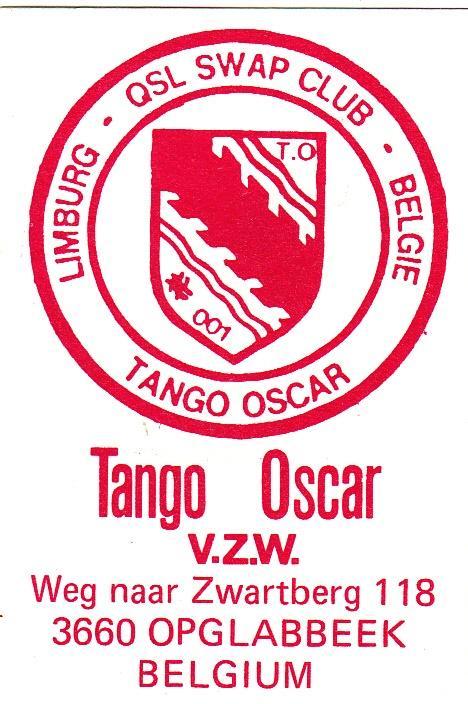 Sticker 27 MC zender Tango Oscar QSL Swap Opglabbeek België, Verzamelen, Stickers, Zo goed als nieuw, Overige typen, Verzenden