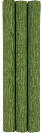 Crêpepapier 105 grams lime groen 3 rolletjes 25 x 60 cm rol, Materiaal, ., Nieuw, Ophalen of Verzenden