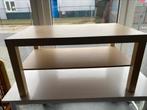 Salontafel L 90 x 55 x 45 cm hoog in Balk, Ophalen, 50 tot 100 cm, Vierkant, Zo goed als nieuw