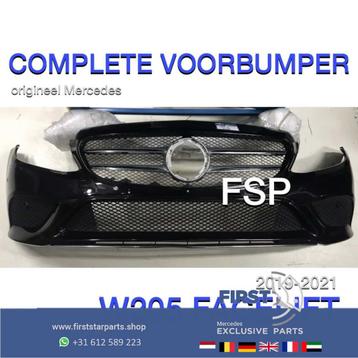 W205 C205 COMPLETE VOORBUMPER Mercedes C Klasse FACELIFT 201 beschikbaar voor biedingen