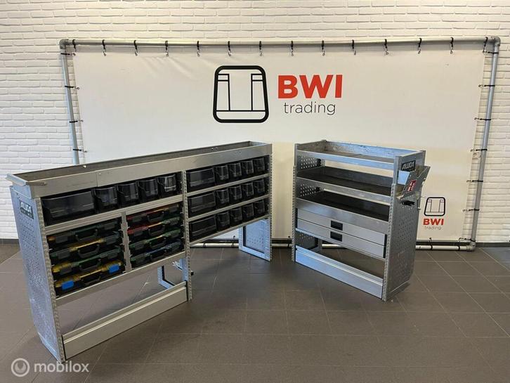Aluca set bedrijfswageninrichting L+R complete inrichting, Auto diversen, Overige Auto diversen, Ophalen of Verzenden