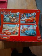 Cars Puzzels - 4 in 1, Kinderen en Baby's, Speelgoed | Kinderpuzzels, Ophalen of Verzenden, Meer dan 50 stukjes, Zo goed als nieuw