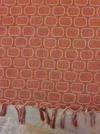 Grand foulard woonkleed reversibel zalm glans goud, Gebruikt, Etten-Leur, DJT@dejuistetoon.eu, Ophalen of Verzenden