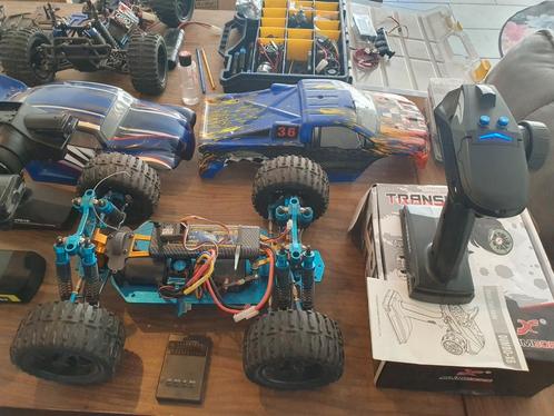 HIMOTO, RC Auto beëindigen hobby, Hobby en Vrije tijd, Modelbouw | Radiografisch | Auto's, Zo goed als nieuw, Auto offroad, Elektro