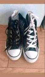 All Star Converse zwarte leren schoenen, Zwart, Ophalen of Verzenden, Converse All Stars, Sneakers of Gympen