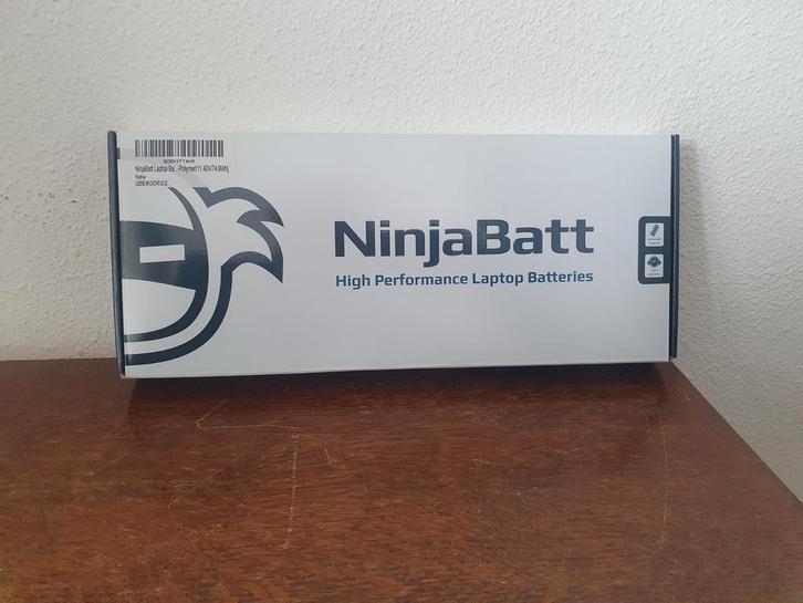 NinjaBatt Laptop Battery, Polymer, 11.42V, 74.9Wh, nieuw, Computers en Software, Accu's en Batterijen, Nieuw, Ophalen of Verzenden