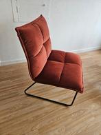 Fauteuil velvet Malaga, Huis en Inrichting, Ophalen, Zo goed als nieuw, Rood, Eén