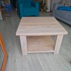 Houten salontafel met opbergruimte, Ophalen