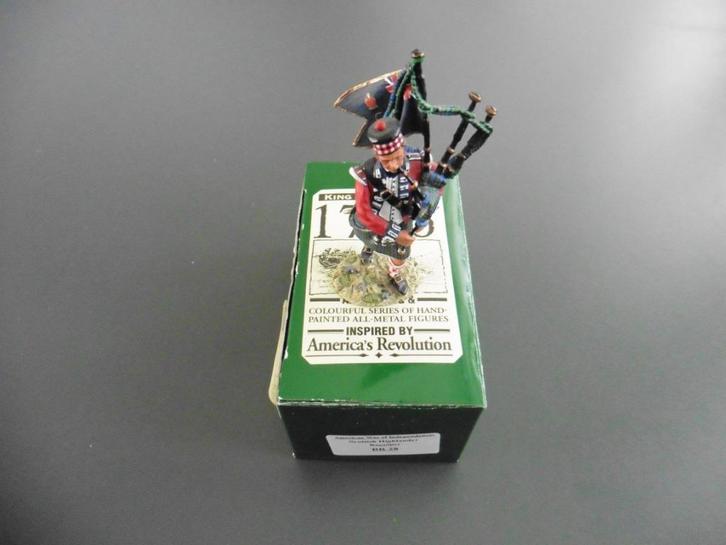 King & Country BR28 42nd Highlander Bagpiper., Hobby en Vrije tijd, Modelbouw | Figuren en Diorama's, Nieuw, Figuur of Figuren