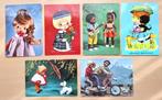 6 Ansichtkaarten kind gekleurd uit 1966, Verzamelen, Ansichtkaarten | Themakaarten, Verzenden, 1960 tot 1980, Gelopen, Kinderen