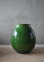 Vintage Groene  Vaas Adco 16 cm, Ophalen