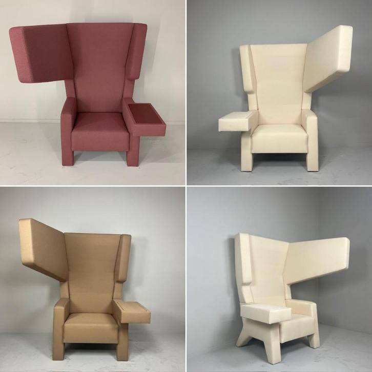 Ear Chair by Jurgen Bey, Huis en Inrichting, Fauteuils, Zo goed als nieuw, Hout, Leer, Stof, 125 cm of meer, 75 tot 100 cm, Ophalen of Verzenden