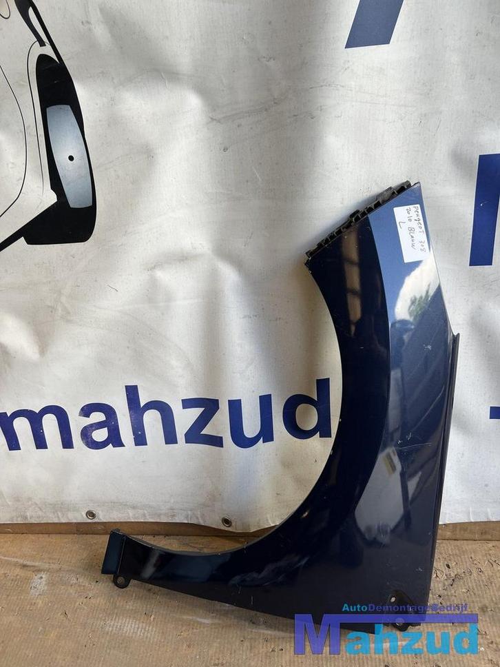 PEUGEOT 308 LINKS blauw scherm zijscherm voorscherm, Auto-onderdelen, Carrosserie en Plaatwerk, Spatbord, Peugeot, Gebruikt, Ophalen of Verzenden